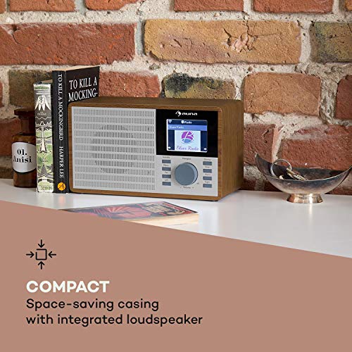 image for auna IR-160 Internet Radio - Radio Alarm, Digital Radio, WLAN, MP3/WMA