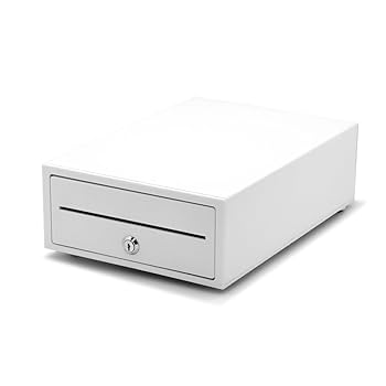 キャッシュドロワー＆プリンター Amazon | A4サイズ 小型 キャッシュドロア E-A4 紙幣3種/貨幣6種