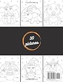 Zoom IMG-1 halloween animals coloring book for