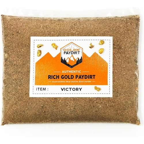 Goldn Gold Paydirt Victory Panning Pay Dirt Bag – Gold Prospecting Concentrate