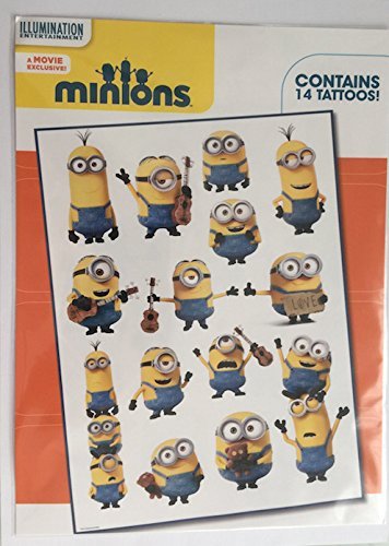 Preisvergleich Produktbild DESPICABLE ME MINION TATTOOS 14 TEMPORARY