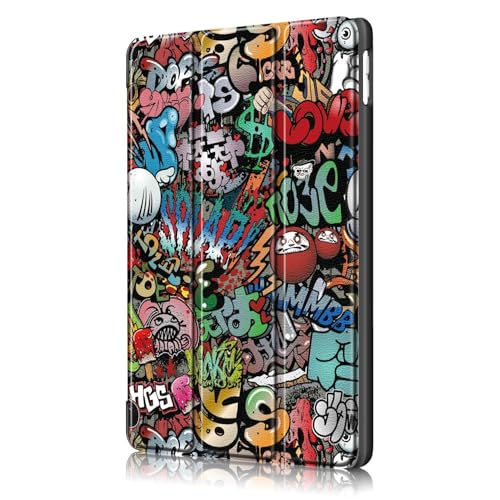 Image of ProElite Cover for Samsung Galaxy Tab A11 Plus 11 inch Case Cover, Smart Flip Case Cover for Samsung Galaxy Tab A11+ 11 inch Translucent Back with Stylus Pen, Hippy