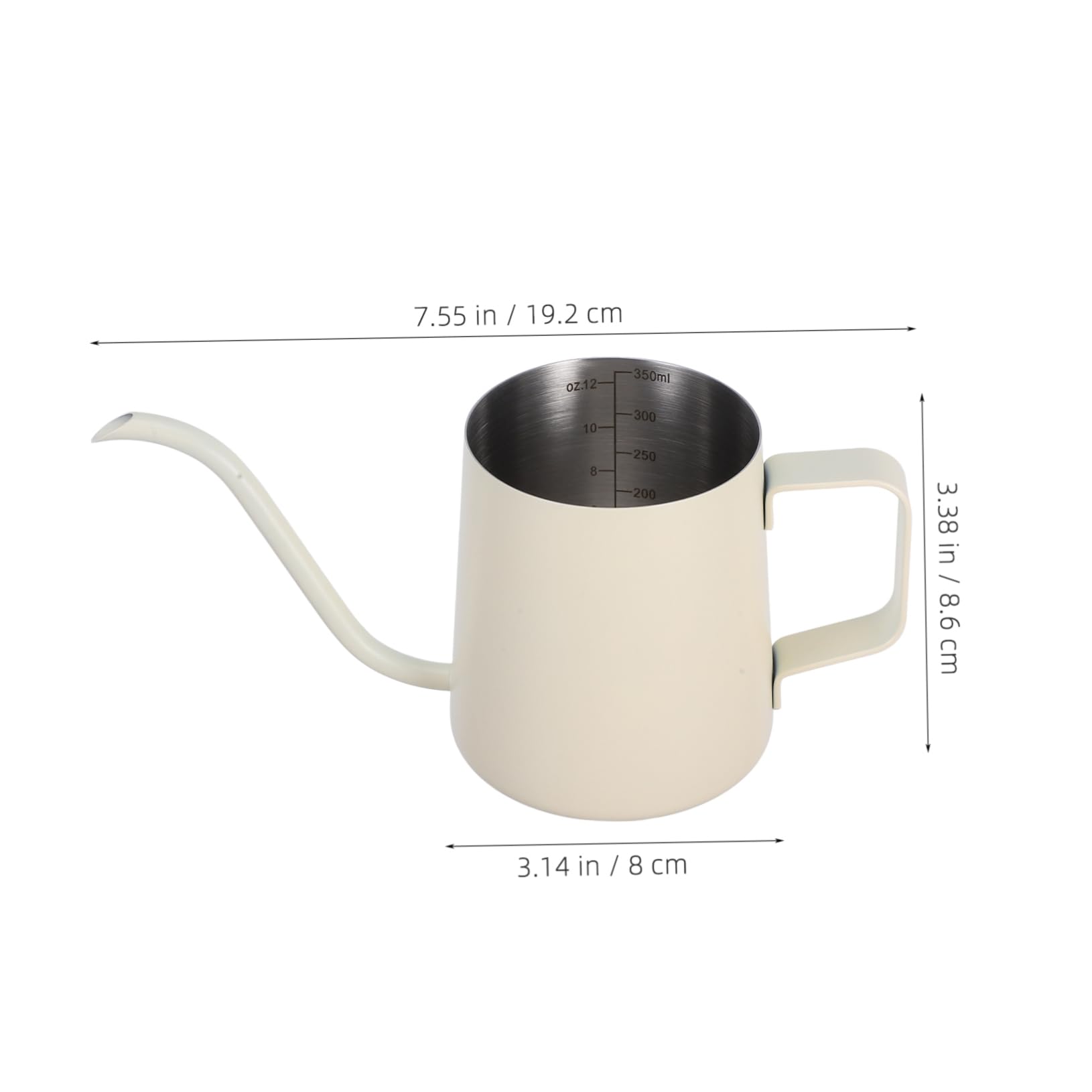 Gooseneck Coffee Kettle Stainless Steel Kettle Durable Coffee Making Pot with Easy Grip Handle for Hand Brewing Coffee and Tea Elegant Design for Home