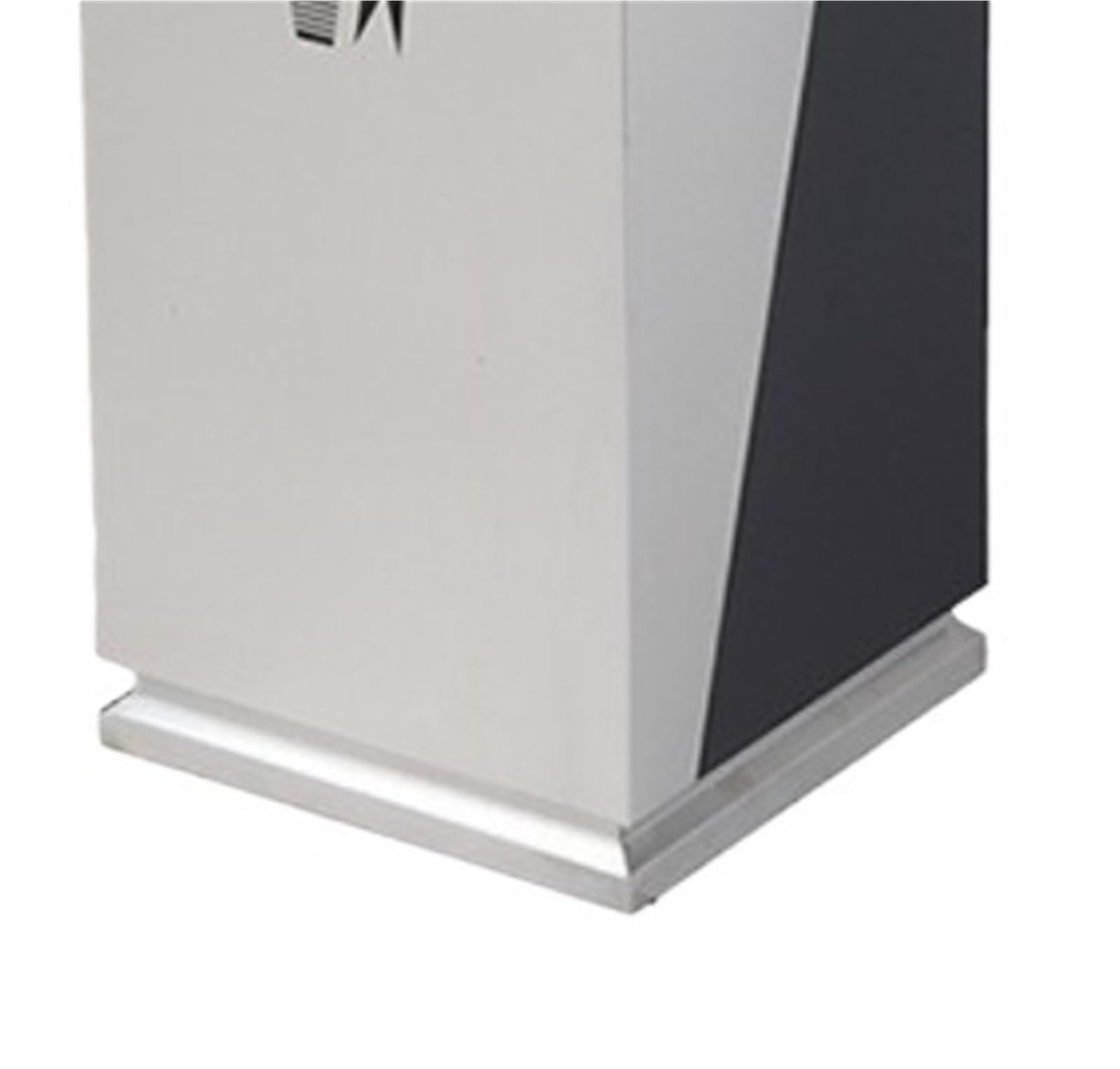 Papelera Oficina Cubos De Basura Cubo De Basura Comercial con Cenicero For Centros Comerciales Y Lugares Públicos Cubo De Basura Vertical Papelera para Comunidad(Blue,Silver)