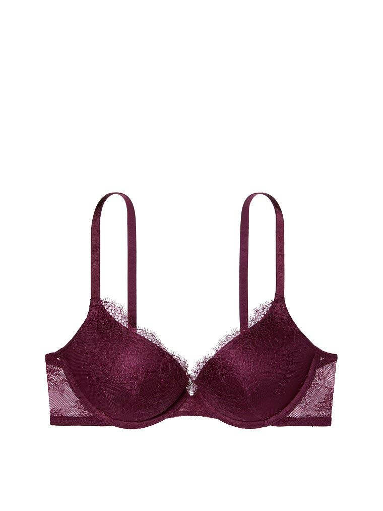 Burgundy push up bra Clearance