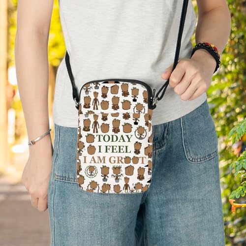 LEVLO Flora Colossus Crossbody Bag Cartoon Lover Inspired Gift Today I Feel I Am Flora Colossus Shoulder Bag4