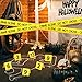 Vicenpal 15 Pcs Evidence Markers Crime Scene Markers Tents Crime Scene Decorations Crime Scene Accessories Mystery Decorations for Adults Detective Game Murder Theme Clue Game Party Decoration