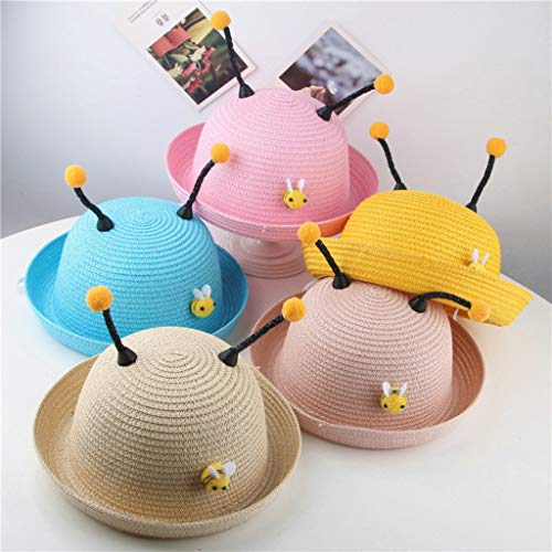 Baby Cute Cartoon Animal Straw Fedora Toddler Boy Summer Breathable Foldable Hat 2025 Trendy Cowboy Accessories3
