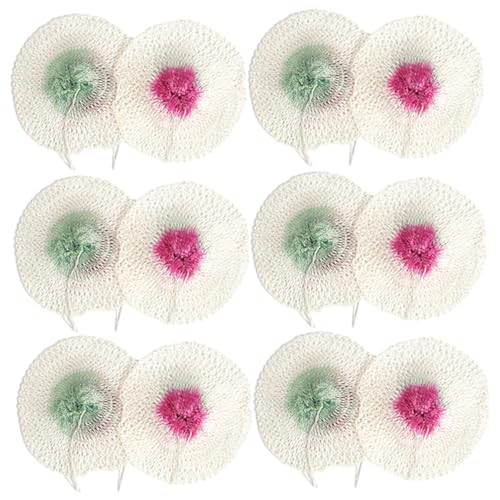 DOITOOL 12Pcs Gas Lantern Mantles Durable Rayon Covers for Kerosene Propane Lamps Easy to Install Outdoor Camping Accessories High Brightness Compact Design