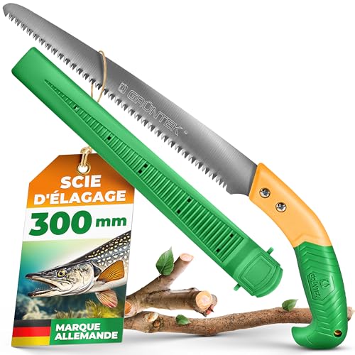 GRÜNTEK Scie Élagage Jardin Coupe Fine BARRACUDA...