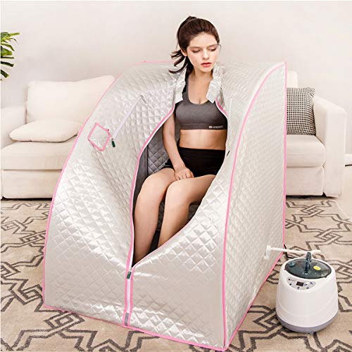 image for Timechee Portable Steam Sauna Spa, Personal Folding Sauna Tent with Fo