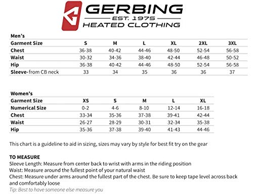 Gerbing Heated Jacket Liner - 12V Motorcycle Gear - 7 Heat Zones