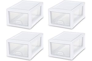 Sterilite 6 Qt Stackable Drawer for Maximum Storage and Organization