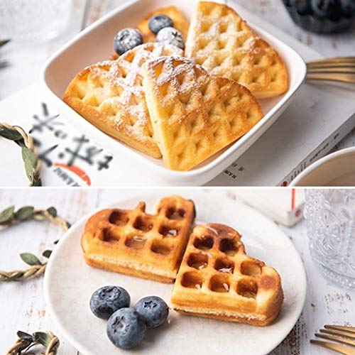 JDKC- Waffeleisen Herzförmige Waffelmaschine Temperatur- und Zeitsteuerung Sandwich Toaster Antihaft-Maschine zur… – Bild 3