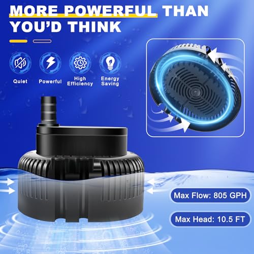 Uniwater Pool Cover Pump Above Ground-Submersible Sump Pump Swimming Water Removal Pumps thumb #3