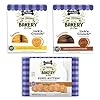 Three dog bakery lickn crunch sandwich cookies variety pack premium treats for dogs carobpeanut butter goldenvanilla pupper butters 378 ounces 3 pack  urban country home decor