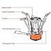 Gas Stove, Mini Windproof Backpacking Camping Stoves with Piezo Ignition for Picnic Sportinggoods Set(Silver¡ê?