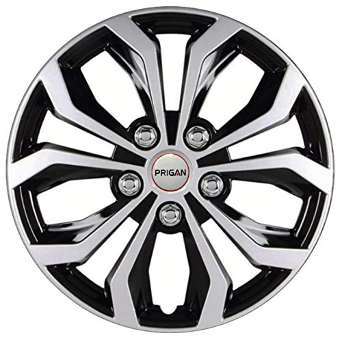 PRIGAN Nexon Black Silver Wheel Cover 16″... - Shop now at DoodLoop