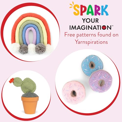 Image of Red Heart Super Saver Yarn Super Craft Kit Pastels,with 50 Countg /1.7 oz. 4 Medium Worsted Yarn for Knitting & Crocheting,12 Colors,Perfect for Chunky Sweaters,Blankets,Amigurumi,50 Count (Pack of 10)