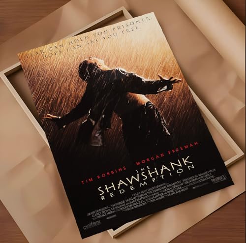 Image of Good Hope Hollywood Movie Shawshank Redemption Motivational Quote Poster (12 x 18 Inch) For wall decor home decor bedroom living room Gift Paintings wallpaper Hostel Boys Girls.