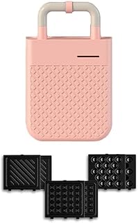 Toster do kanapek gofrownica do jajek, gofrownica do kanapek, toster elektryczny 600 W, lekka i kompaktowa maszyna do panini, gofrownica do smażenia wołowiny z grilla (rozmiar : Style6) (kolor : Style