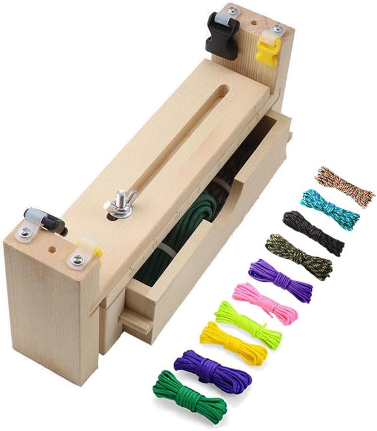 Afantti Bracelet Maker Making Kit Paracord Jig Tool with | 10 Paracord | for Braiding Bracelets