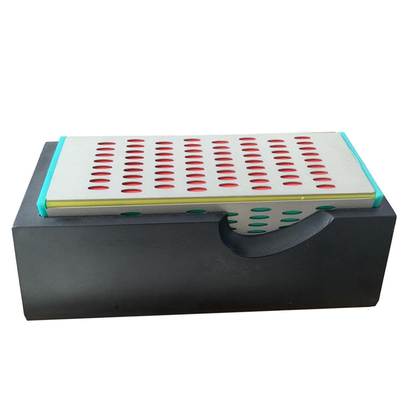 Affûteur de Couteaux Blocs Diamantés à Quatre Faces en Fer Extra-dur Outil Professionnel pour Affûtage Précis des Couverts Cuisine Cuisine