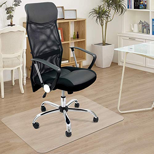 Azadx Large Chair Mat For Hardwood Floor 48 X 59'', Clear Office Chair Mat For Hard Floors Rectangle, Plastic Floor Mat For Wooden/Tile Floor #TOP1