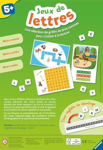 Jeux de lettres Jeu éducatif Initation à la lecture Ravensburger Dès - vue 6