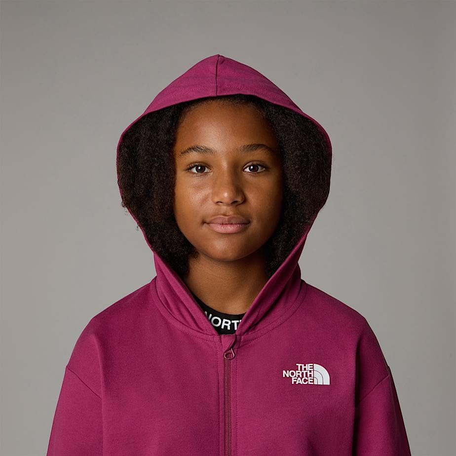 The North Face Full Zip Oversize Light Hoodie Giacca con Cappuccio Bambine e Ragazze (Pacco da 1)
