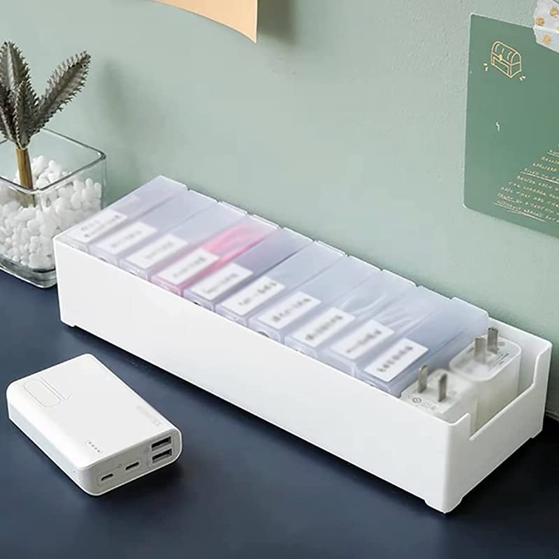 Amazon | Ladruph ケーブル収納ケース 大型収納ケース+仕分けの
