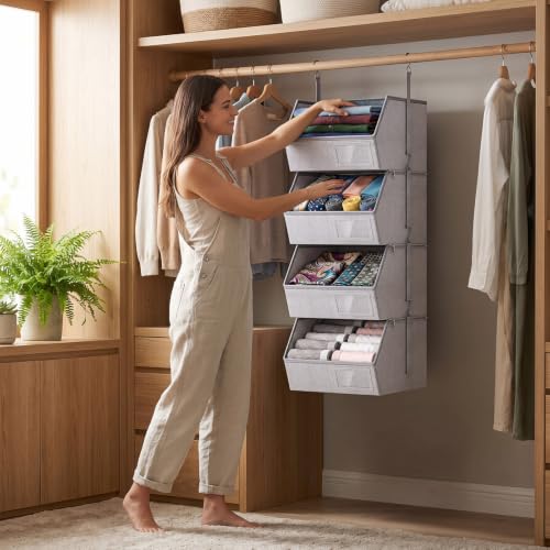 4-Tier-Hanging-Closet-Organizer-Detachable-Hanging-Storage-Shelves-with-Reinforced-Side-Panels-Hanging-Closet-Organizer-for-Clothes-Sweaters-Towels-Socks-Accessories-Gray