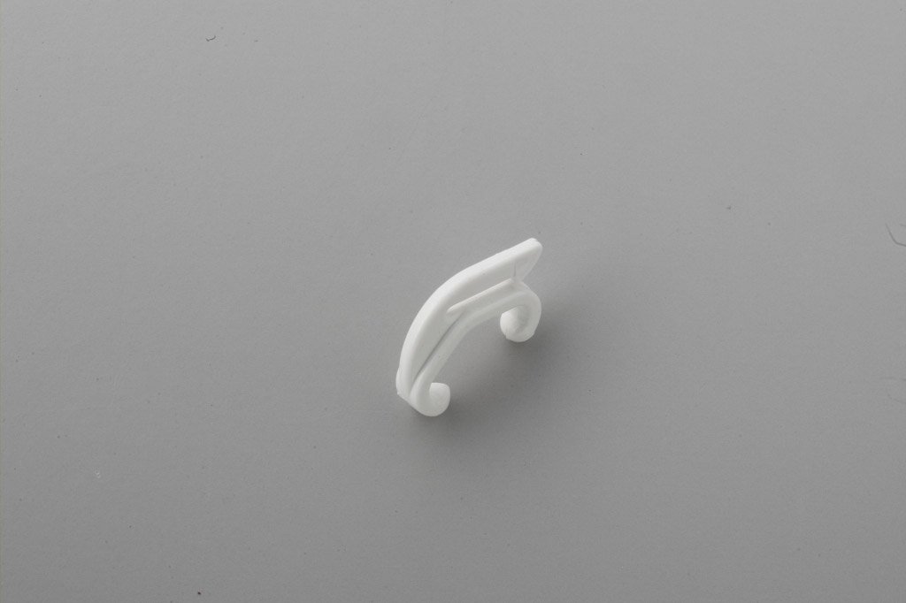 Swish White Curtain Track, Valance Hooks (Pk 10)