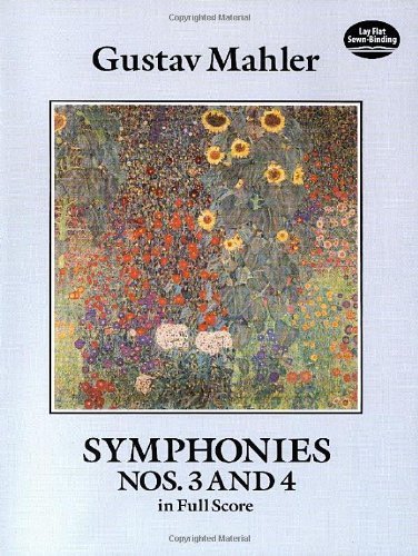 Image of Symphonies Nos. 3 and 4 in Full Score (Dover Music Scores): Written by Gustav Mahler, 2009 Edition, Publisher: Dover Publications Inc. [Paperback]