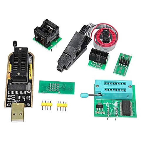Programador de Bios USB MYAMIA CH341A + Soic8 Clip Cover