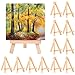eBoot 12 Pack Mini Wood Display Easel (5 Inch)