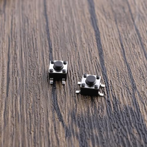 ECSiNG 50pcs 4 Pin Tactile Switch Mini Micro Switch Button 12V 50mA for Digital Products Fitness Equipment Camera Video Camera 4.5x4.5x3.8mm - Image 6