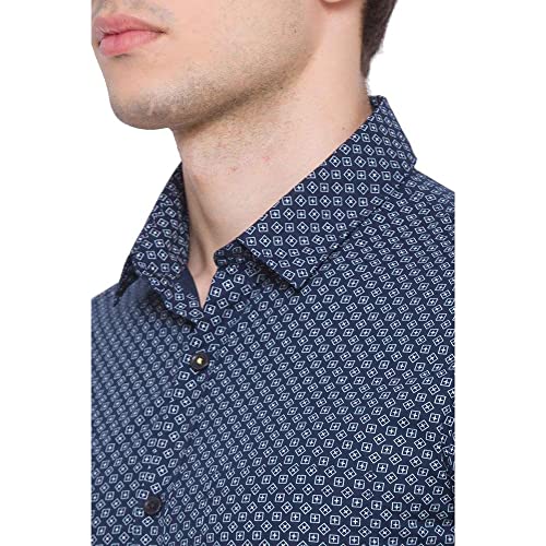 Image of Spykar Men's Checked Slim Fit Shirt