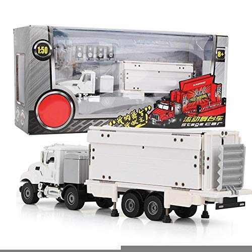 Tnfeeon 1:50 Modelo de camión de Móvil Etapa Deformación , Aleación Die-Cast...