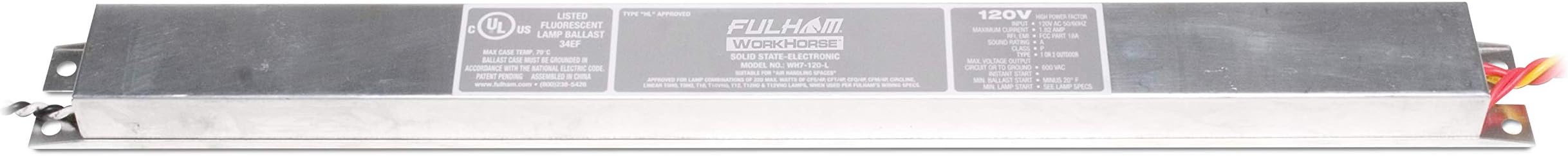 Lighting WH7-120-L Workhorse 7 Versatile Fluorescent Ballast, 120V