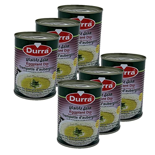 Lot 6x Caviar d'aubergines - baba ghanouj - Boîte 370g