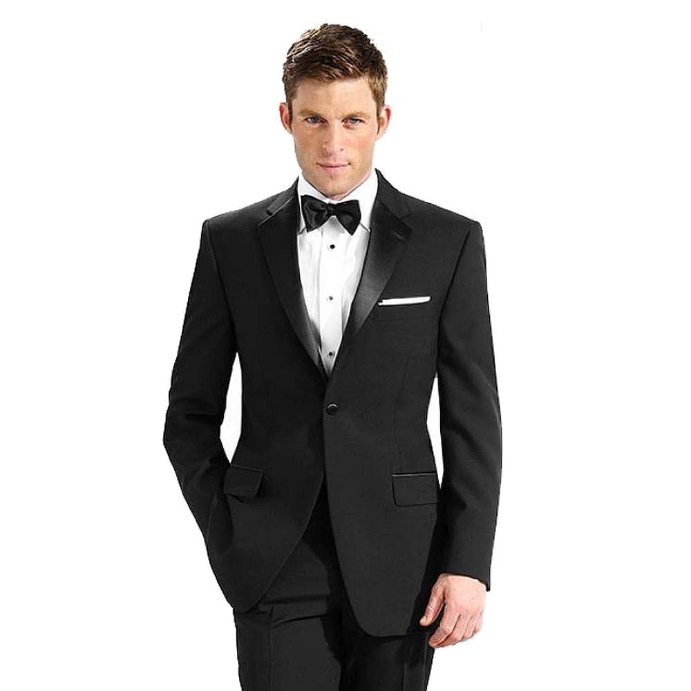 NEIL ALLYN100% Polyester Tuxedo Jacket Black