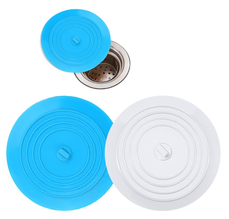 2 Pièces Bouchon De Vidange, Bouchon Baignoire Universel, Bouchon D