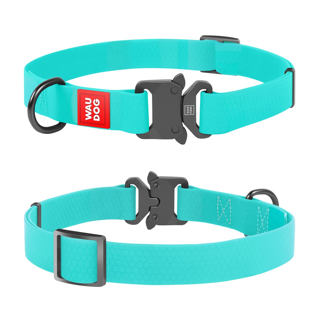 WAUDOG Nylon Adjustable Dog Collars-Collars For Dogs & Puppies-Soft Durable & Strong Dog Collars-Menthol (24-40 Cm),Blue (B09MKNN3P8) Amazon Price History, Amazon Price Tracker