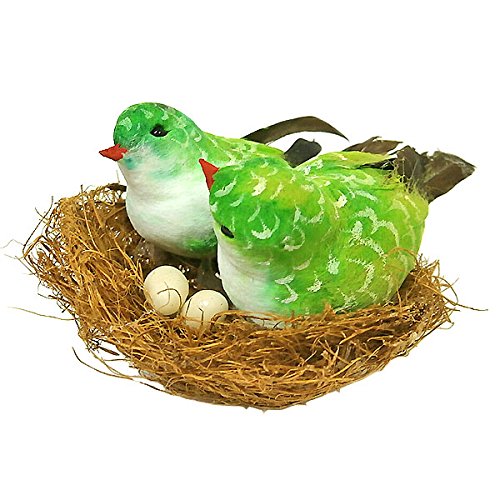 小鳥のハンドクラフト インテリア鳥 グリーン ペーパークラフト アジアン雑貨 並行輸入品 品 [並行輸入品]のサムネイル