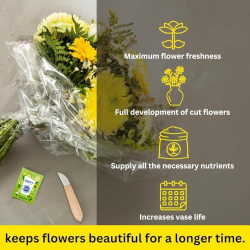 Chrysal Clear Flower Food Packets 5g/0.5 L - 100 unidades miniatura 5