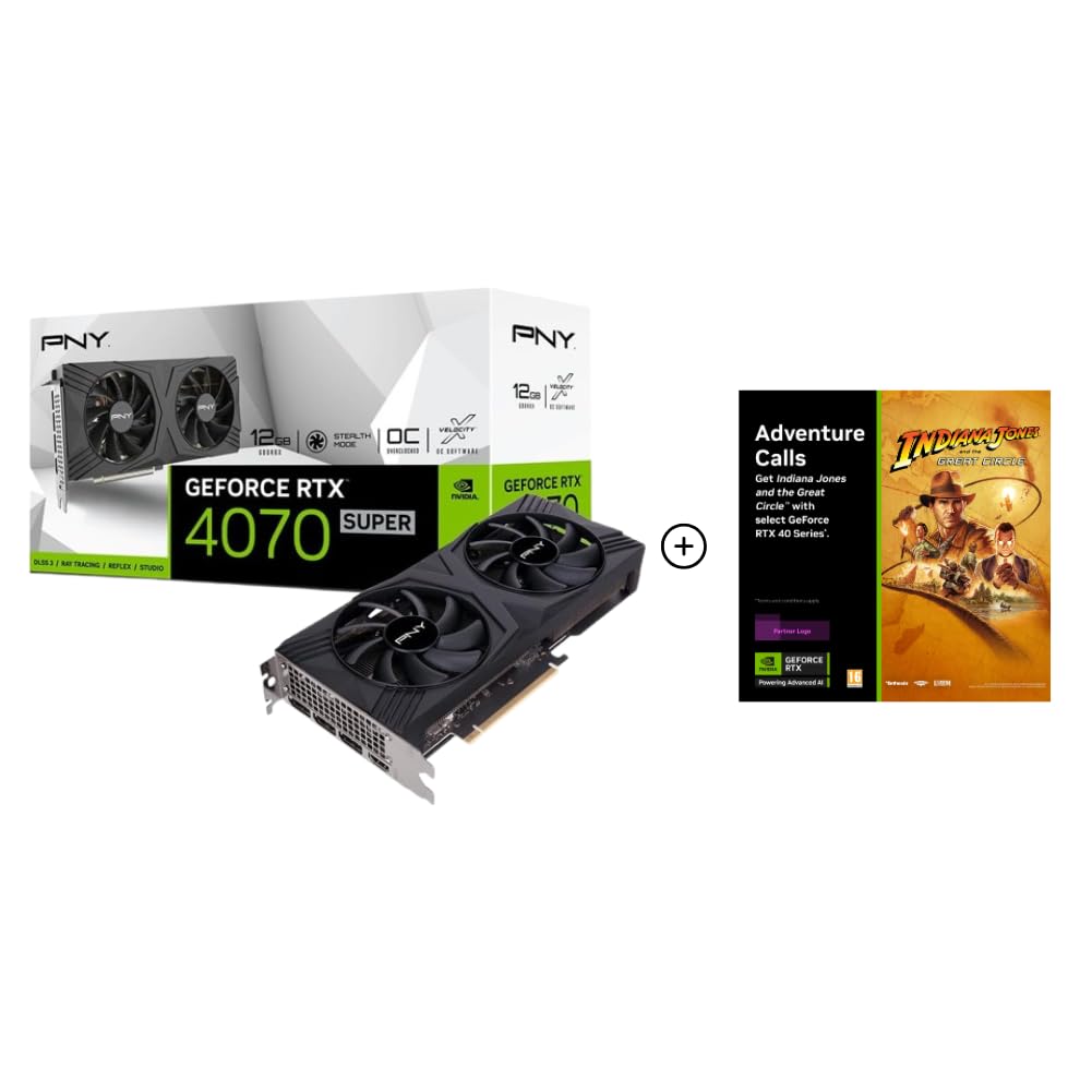 Amazon.com: PNY GeForce RTX™ 4070 Super 12GB Verto™ OC Dual Fan 