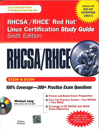 Télécharger RHCSA/RHCE RED HAT LINUX CERTIFICATION STUDY GUIDE 6TH EDITION PDF Ebook En Ligne