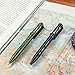 OLIGHT O'Pen Mini 2 Portable Ballpoint Pen, Bolt Action Pen with Pen and Pencil Tip, EDC Replaceable Black Ink Pens with Stainless Steel Pen Clip for Office, Working, Writing (Black)