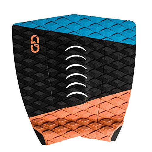 image for Generic Surfboard Traction Pad - 3 Piece Stomp Pad for Surfing and Ski